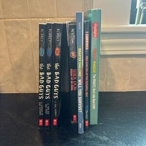 Lot of 7 kids books.